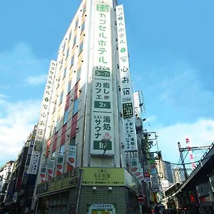  Hotel a capsule Anshin Oyado Shinbashi Ekimaeten Giappone